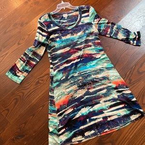 Artsy swing dress